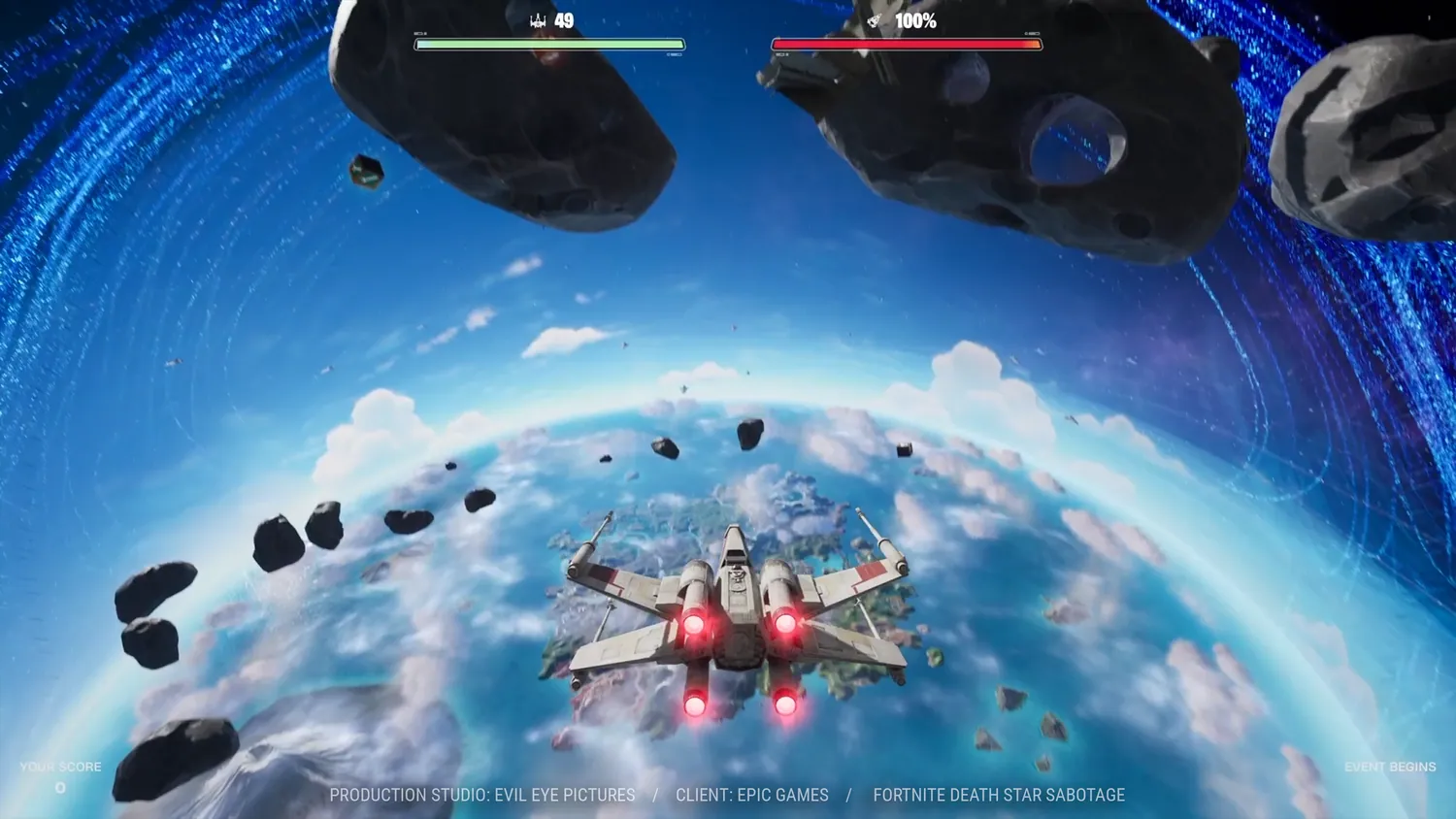Death Star Sabotage in-game event, still 2