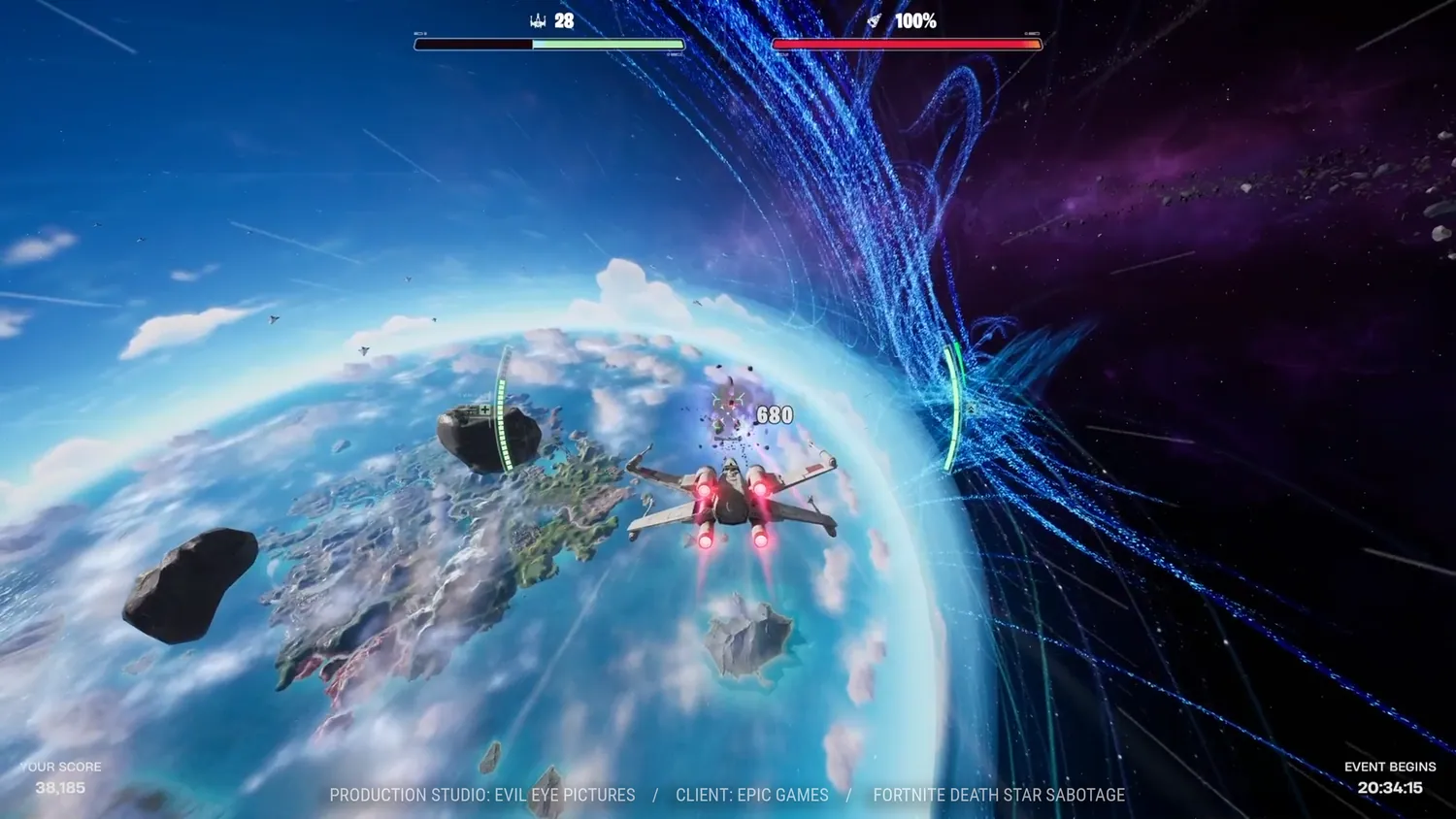 Death Star Sabotage in-game event, still 3