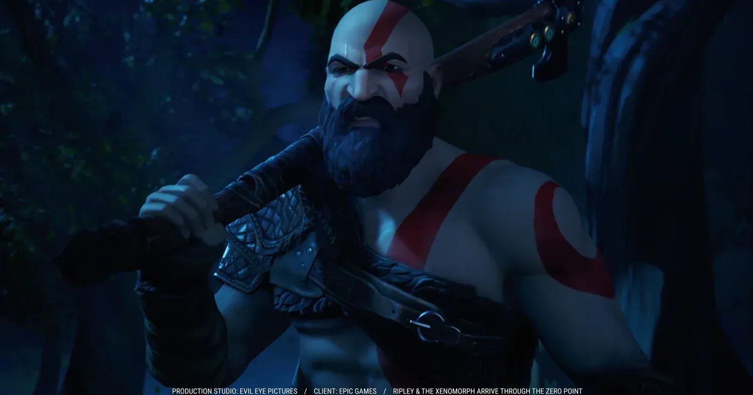 Kratos enters Fortnite, still 1