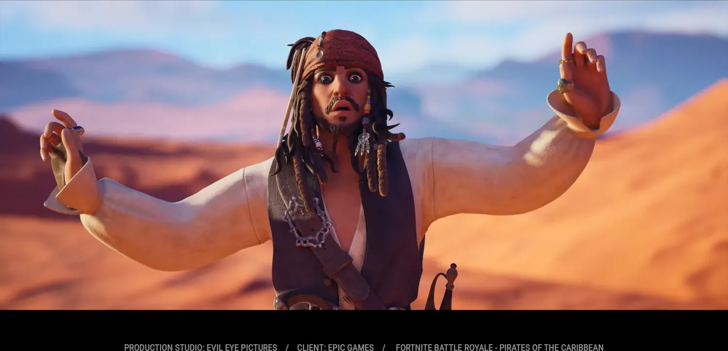 Pirates of the Caribbean: real-time animation by Evil Eye Pictures