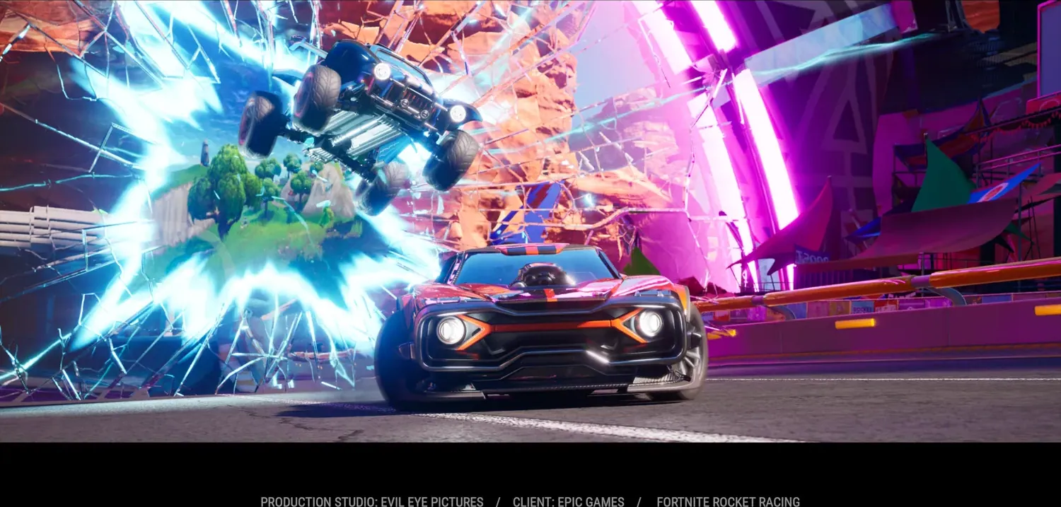 Rocket Racing: real-time animation by Evil Eye Pictures