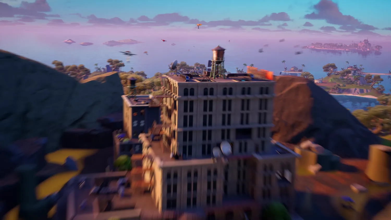 UE5 Fortnite Island flythrough, still 3