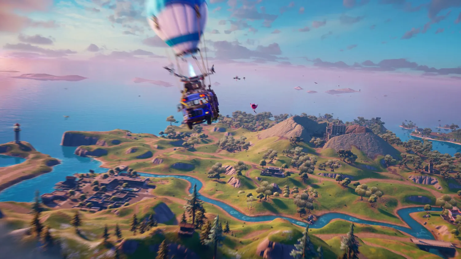 UE5 Fortnite Island flythrough